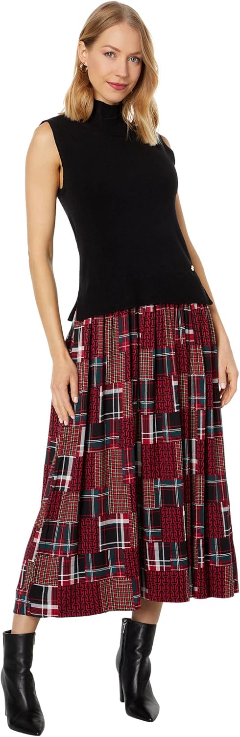 Платье-свитер без рукавов в клетку Tommy Hilfiger в стиле пэчворк, Black/Scarlet Multi
Платье-свитер без рукавов в клетку Tommy Hilfiger в стиле пэчворк, Black/Scarlet Multi