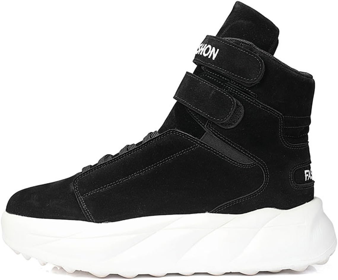 Мужские высокие кроссовки ZHOUPULP с массивной подошвой, на липучке, для повседневной уличной моды, смелые: фиолетовые, черные, красные
Мужские высокие кроссовки ZHOUPULP с массивной подошвой, на липучке, для повседневной уличной моды, смелые: фиолетовые, черные, красные