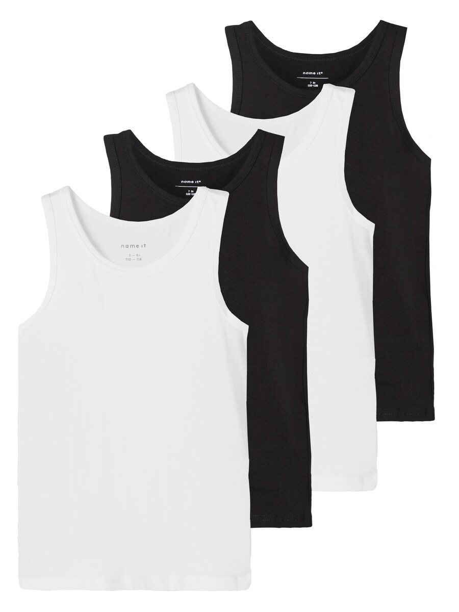 Майка NAME IT, черный/белый
Майка NAME IT, черный/белый