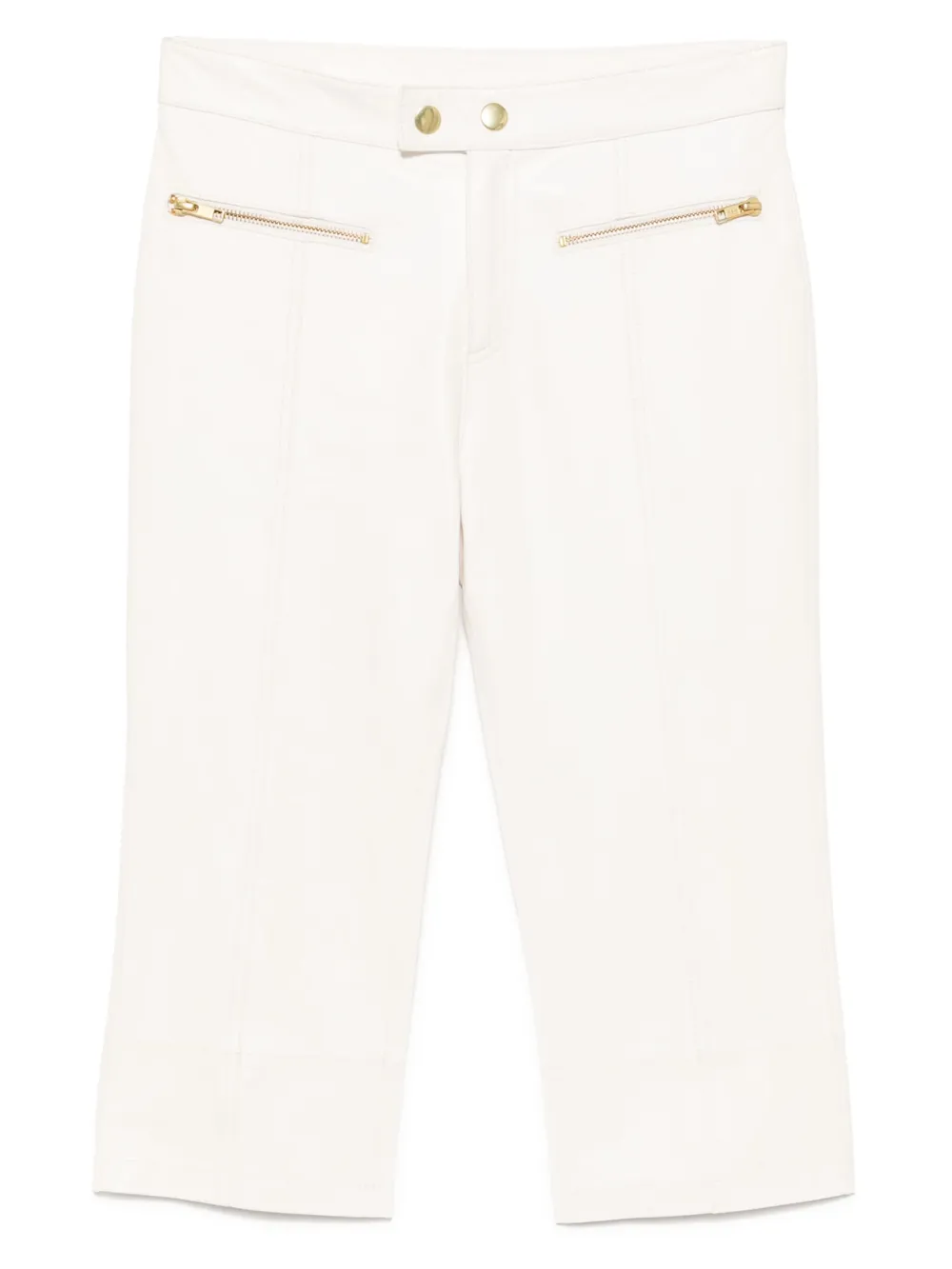 Кожаные укороченные брюки Downtown Cynthia Rowley, нейтральный
Кожаные укороченные брюки Downtown Cynthia Rowley, нейтральный