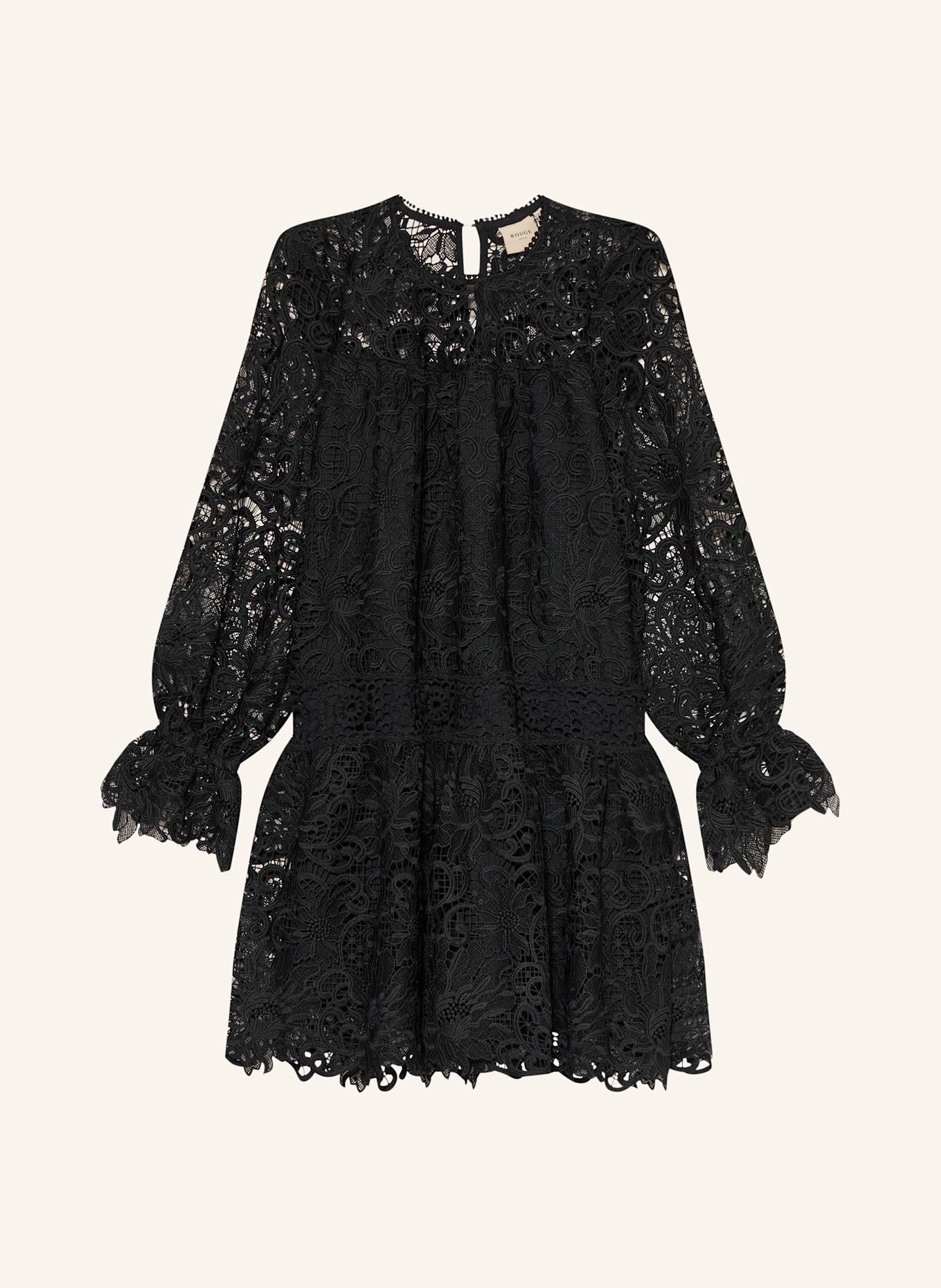 Кружевное платье Rouge Vila, черный
Кружевное платье Rouge Vila, черный