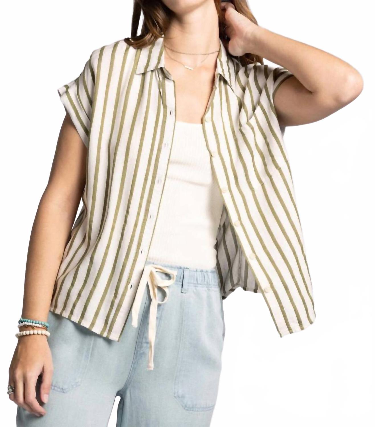 Рубашка Jane в цвете кремовый оливковый Thread & Supply
Рубашка Jane в цвете кремовый оливковый Thread & Supply