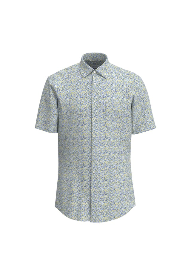 Рубашка деловая обычная Seidensticker, цвет lemon (0062) 
Рубашка деловая обычная Seidensticker, цвет lemon (0062)