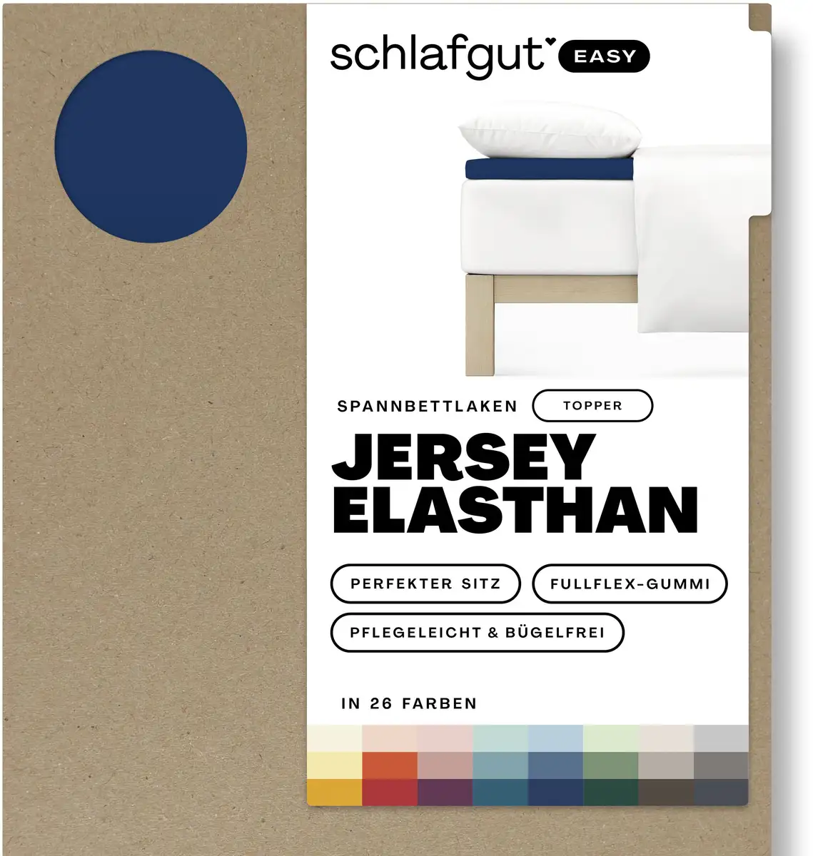 Простыня Schlafgut "EASY Jersey Elastane Topper", СДЕЛАНО В ЗЕЛЕНОМ цвете от OEKO-TEX 90-100х200-220 см, 1 шт., синий
Простыня Schlafgut "EASY Jersey Elastane Topper", СДЕЛАНО В ЗЕЛЕНОМ цвете от OEKO-TEX 90-100х200-220 см, 1 шт., синий