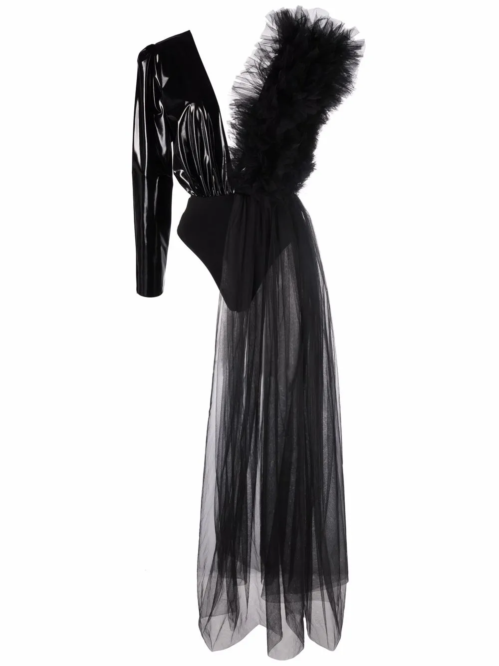 Боди с оборками из коллаборации с Lia Aram Alchemy, черный
Боди с оборками из коллаборации с Lia Aram Alchemy, черный