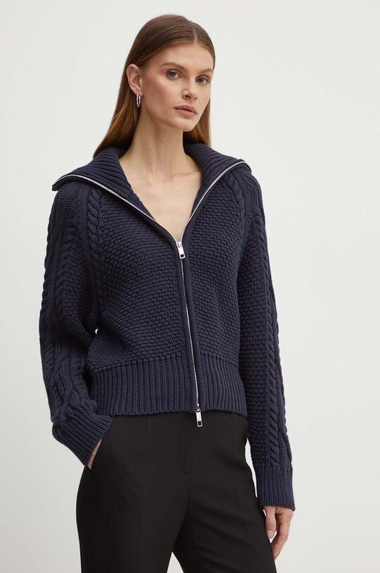 Кардиган из смесовой шерсти Boss, темно-синий
Кардиган из смесовой шерсти Boss, темно-синий