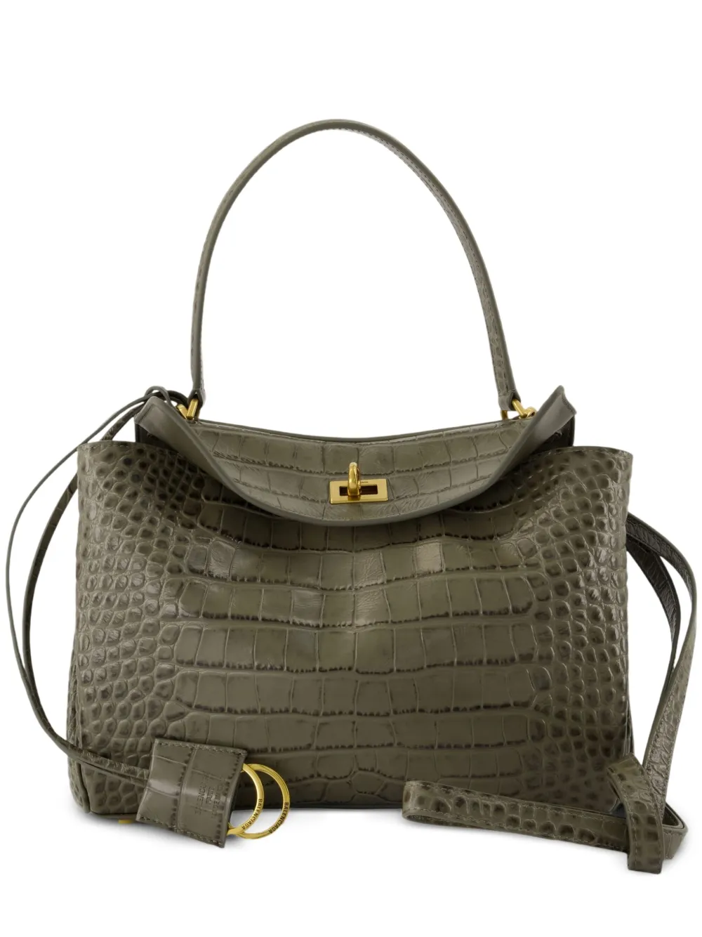 Маленькая сумка-тоут Rodeo Balenciaga, зеленый
Маленькая сумка-тоут Rodeo Balenciaga, зеленый