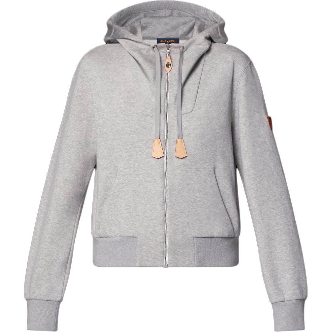 LOUIS VUITTON Свитшот с кожаными деталями, Gray
LOUIS VUITTON Свитшот с кожаными деталями, Gray