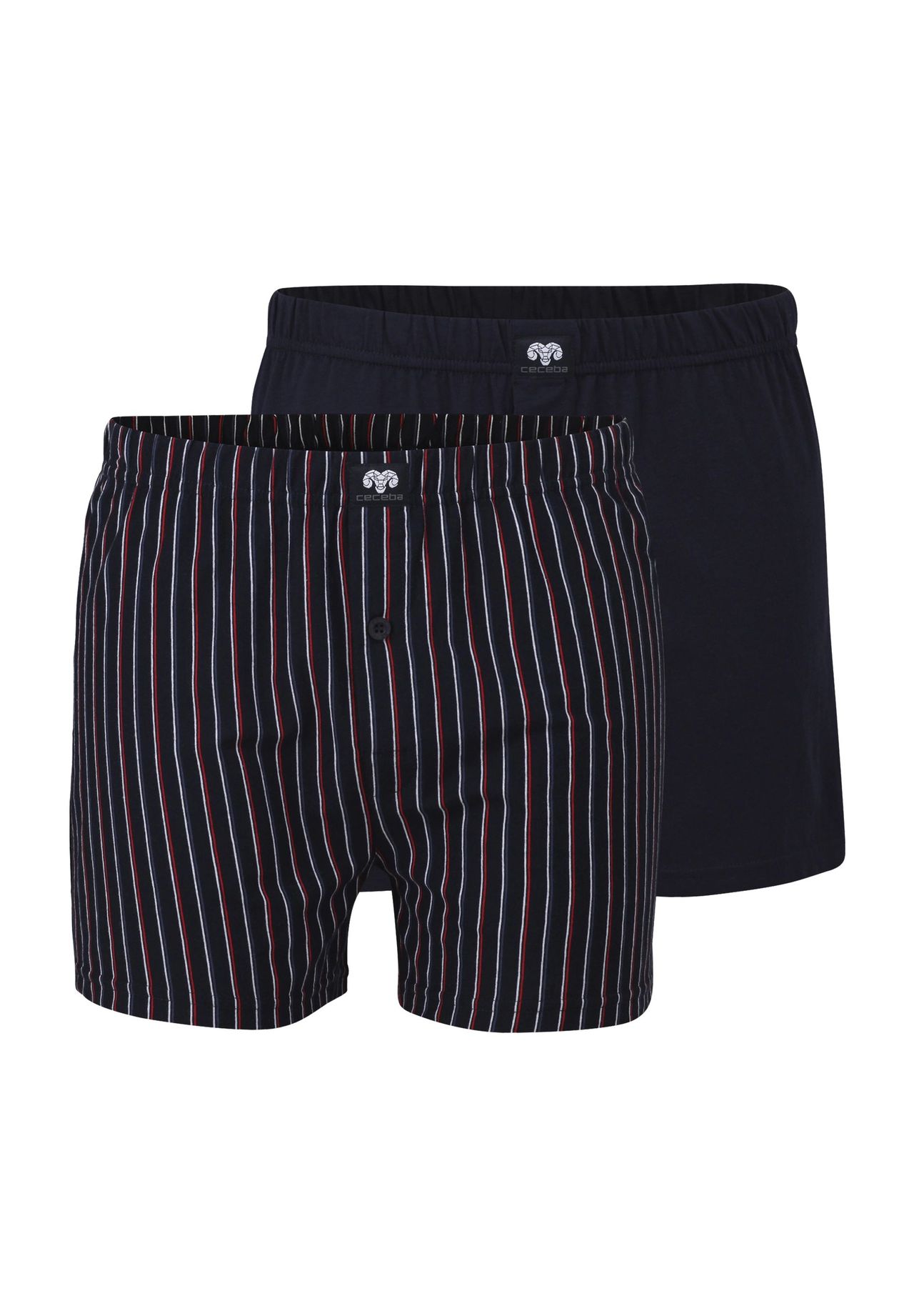 Набор из 2 мужских боксеров из джерси Daytona Ceceba, цвет 2550 Navy Red
Набор из 2 мужских боксеров из джерси Daytona Ceceba, цвет 2550 Navy Red