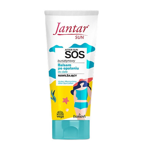 Jantar Sun янтарный увлажняющий бальзам после загара семейный 200мл Farmona 
Jantar Sun янтарный увлажняющий бальзам после загара семейный 200мл Farmona