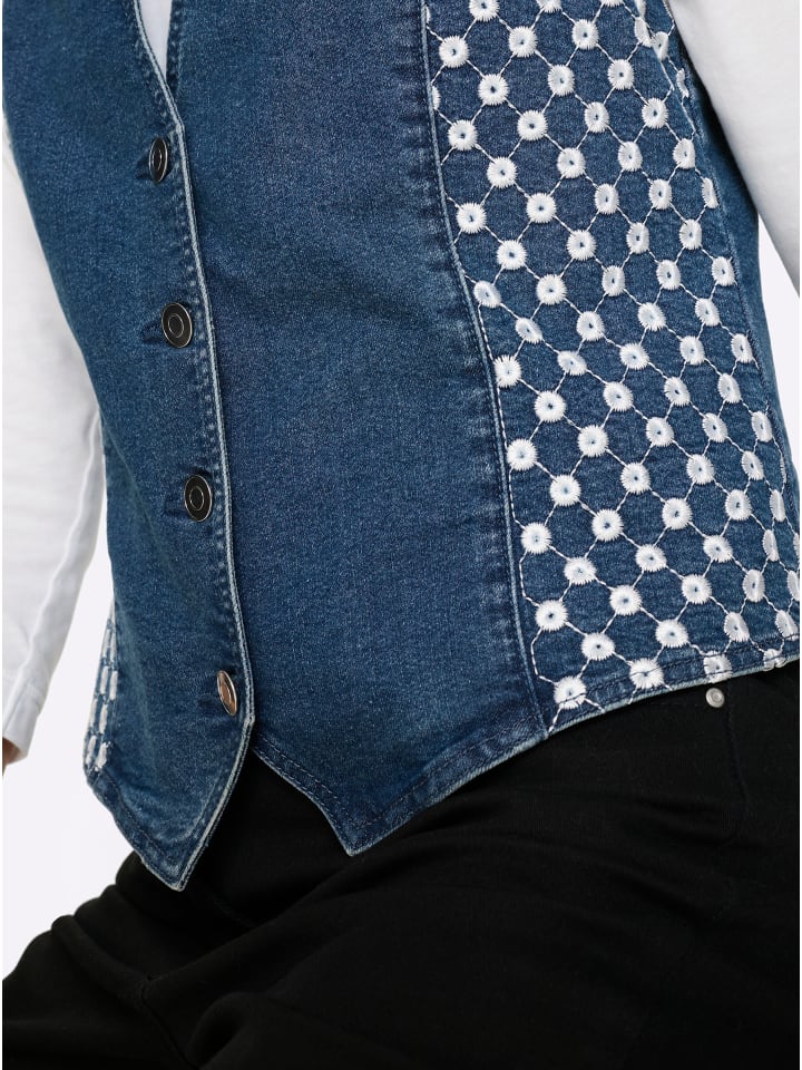 Sieh an! Джинсовый жилет цвета «голубой камень»
Sieh an! Джинсовый жилет цвета «голубой камень»