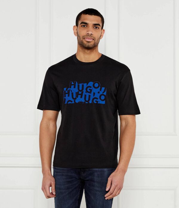 Футболка нафрало Regular fit Hugo Blue, черный
Футболка нафрало Regular fit Hugo Blue, черный