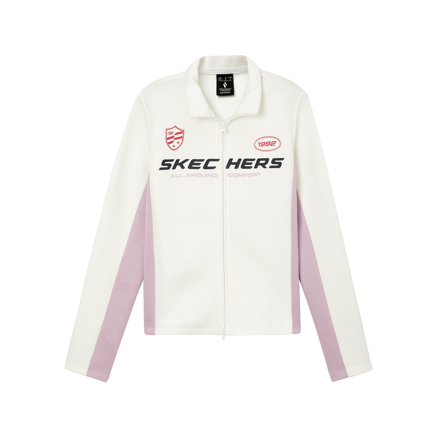 Куртка женская бело-фиолетовая Skechers
Куртка женская бело-фиолетовая Skechers