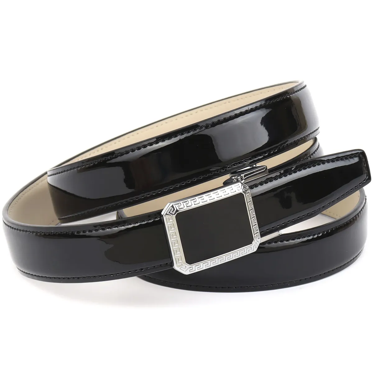 Кожаный ремень Anthoni Crown, лакированный ремень узкой формы, черный
Кожаный ремень Anthoni Crown, лакированный ремень узкой формы, черный