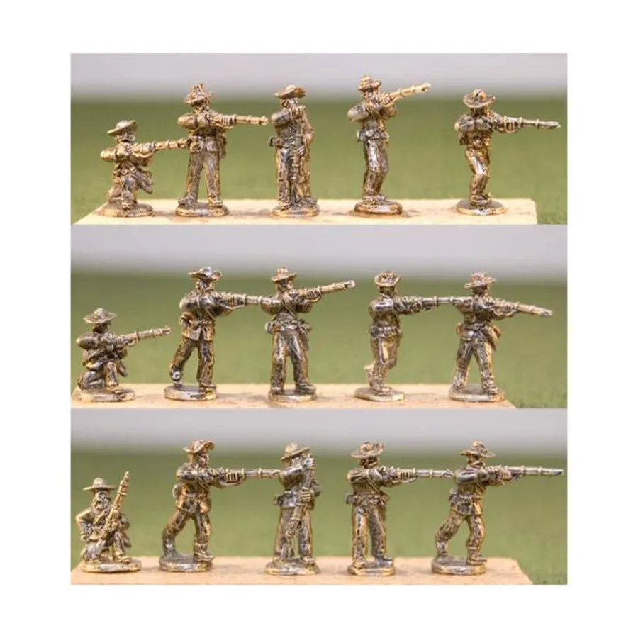 Пехота – Стрельба из легкого оборудования, Blue and the Gray Miniatures - Confederate (15mm)
Пехота – Стрельба из легкого оборудования, Blue and the Gray Miniatures - Confederate (15mm)