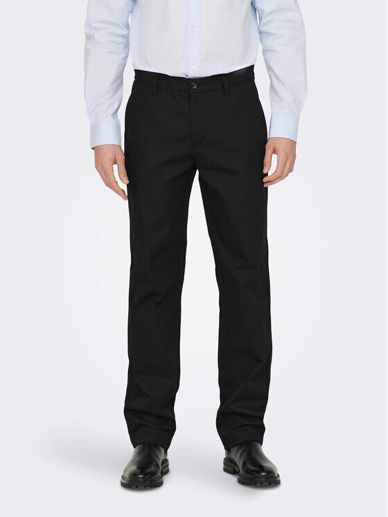 Тканевые брюки свободного кроя Only & Sons, черный
Тканевые брюки свободного кроя Only & Sons, черный