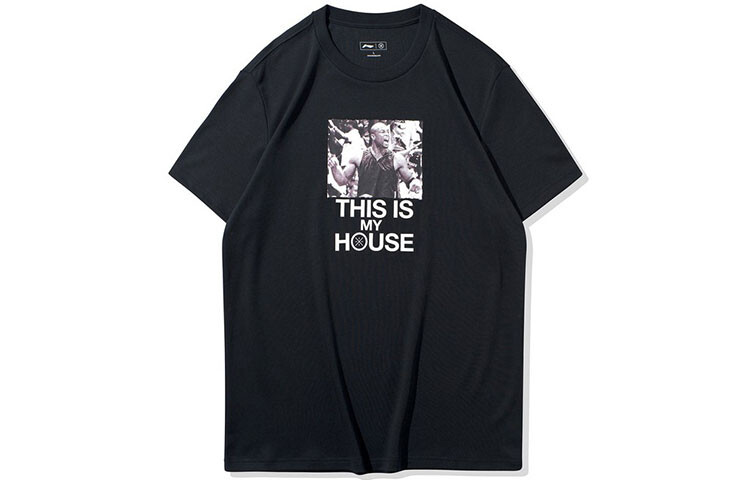 Футболка мужская черная Lining, черный
Футболка мужская черная Lining, черный