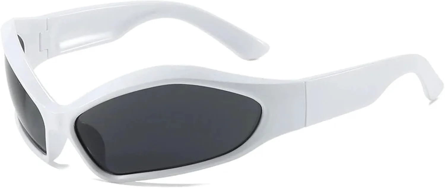 Мужские солнцезащитные очки для активного отдыха, велоспорта, спорта; женские солнцезащитные очки в винтажном стиле; модные очки-маски TKKTLLT, White Gray
Мужские солнцезащитные очки для активного отдыха, велоспорта, спорта; женские солнцезащитные очки в винтажном стиле; модные очки-маски TKKTLLT, White Gray