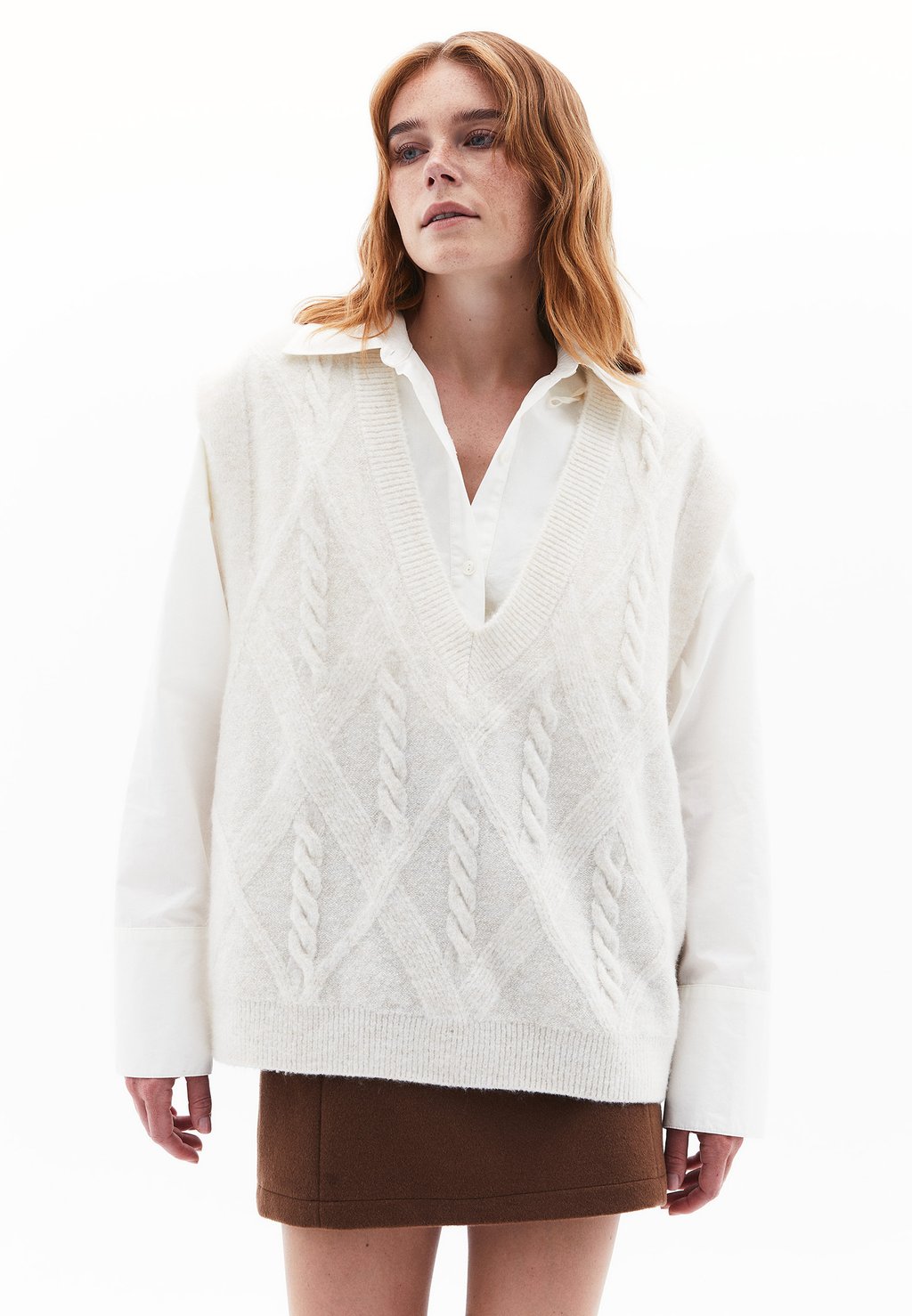 Топ WITH BRAIDED PATTERN OXXO, серый
Топ WITH BRAIDED PATTERN OXXO, серый