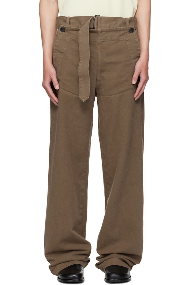 Dries Van Noten Коричневые матросские брюки, окрашенные в разные цвета
Dries Van Noten Коричневые матросские брюки, окрашенные в разные цвета