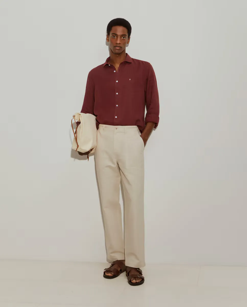 Мужские брюки чино из льна и хлопка Lion of Porches, бежевый
Мужские брюки чино из льна и хлопка Lion of Porches, бежевый