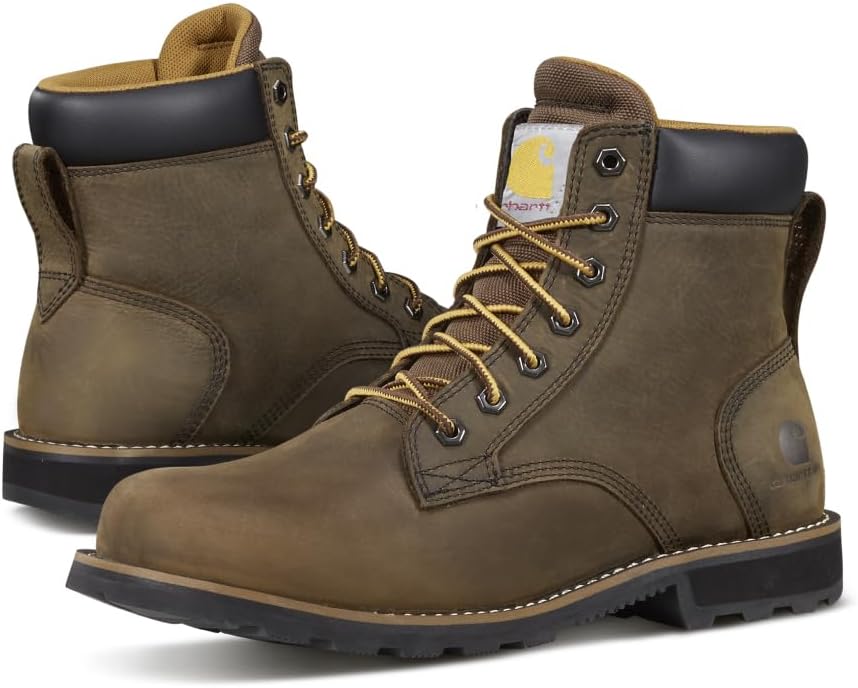 Мужские ботинки Carhartt Frontier 6 из кожи с мягким носком, защищающие от скольжения и водонепроницаемые, коричневый
Мужские ботинки Carhartt Frontier 6 из кожи с мягким носком, защищающие от скольжения и водонепроницаемые, коричневый