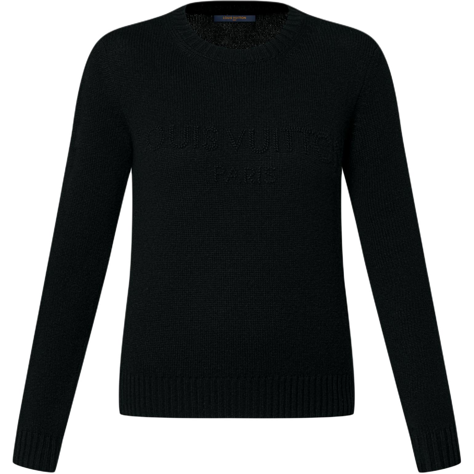 Вязаный свитер Signature LOUIS VUITTON, черный
Вязаный свитер Signature LOUIS VUITTON, черный