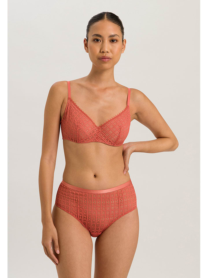 Бюстгальтер на косточках Hanro, оранжевый 
Бюстгальтер на косточках Hanro, оранжевый