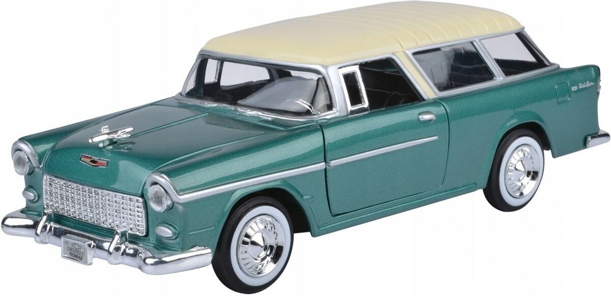 Motormax, Chevrolet Bel Air Nomad 1955 1:24 Motormax 73248
Motormax, Chevrolet Bel Air Nomad 1955 1:24 Motormax 73248