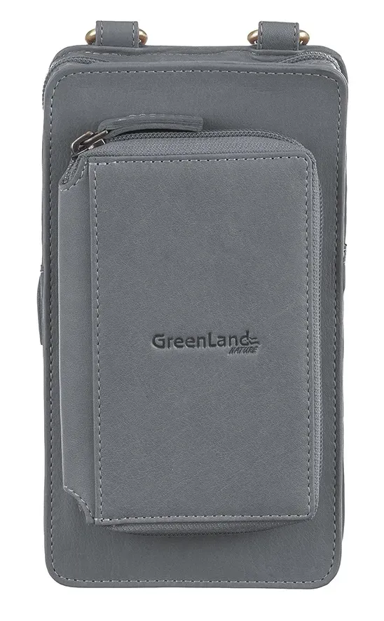 Сумка для мобильного телефона GreenLand Nature "NATURE Soft" с прикрепленным бумажником и RFID-защитой, синий
Сумка для мобильного телефона GreenLand Nature "NATURE Soft" с прикрепленным бумажником и RFID-защитой, синий