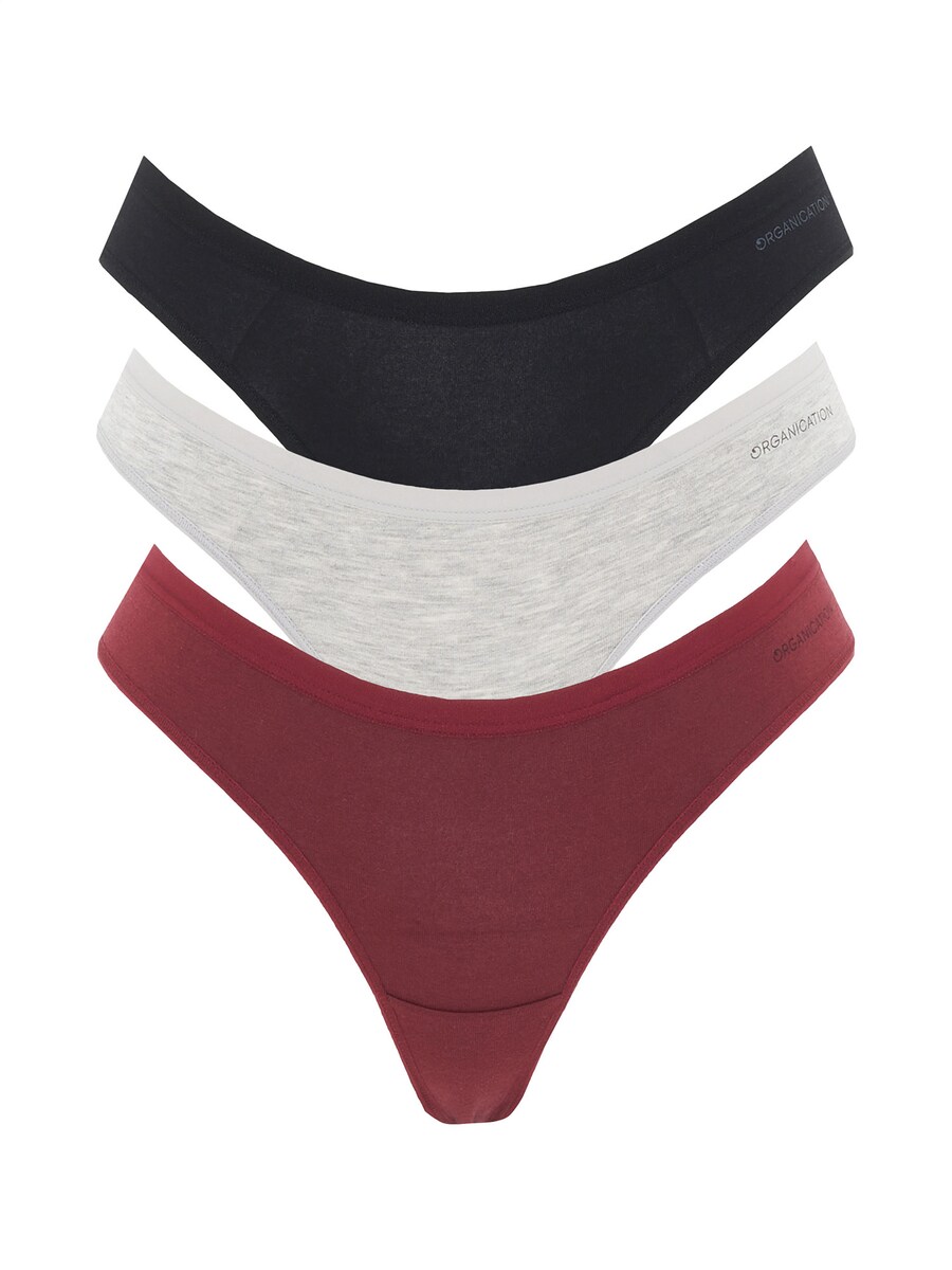 Трусики Organication, серый/красный/черный
Трусики Organication, серый/красный/черный