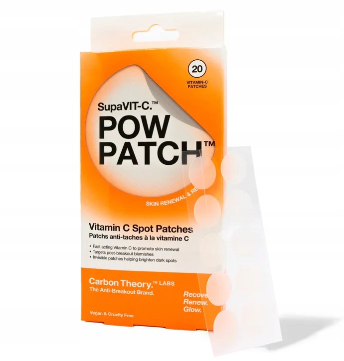 Регенерирующие точечные пластыри - Pow Patch с витамином C от Carbon Theory
Регенерирующие точечные пластыри - Pow Patch с витамином C от Carbon Theory
