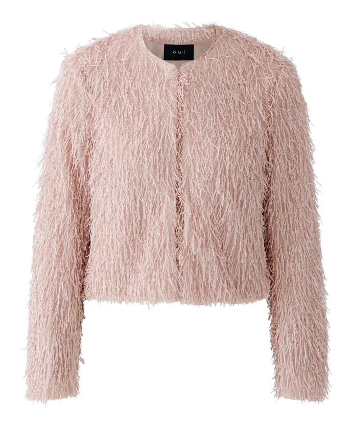Куртка с эффектом пера Oui, розовый
Куртка с эффектом пера Oui, розовый