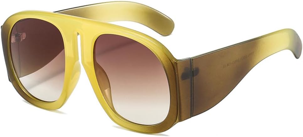 Солнцезащитные очки UV400 для панк-стиля, с большой оправой и градиентными линзами, подходят для женщин и мужчин, для бега и занятий спортом на открытом воздухе generic, C2yelllow-brown
Солнцезащитные очки UV400 для панк-стиля, с большой оправой и градиентными линзами, подходят для женщин и мужчин, для бега и занятий спортом на открытом воздухе generic, C2yelllow-brown