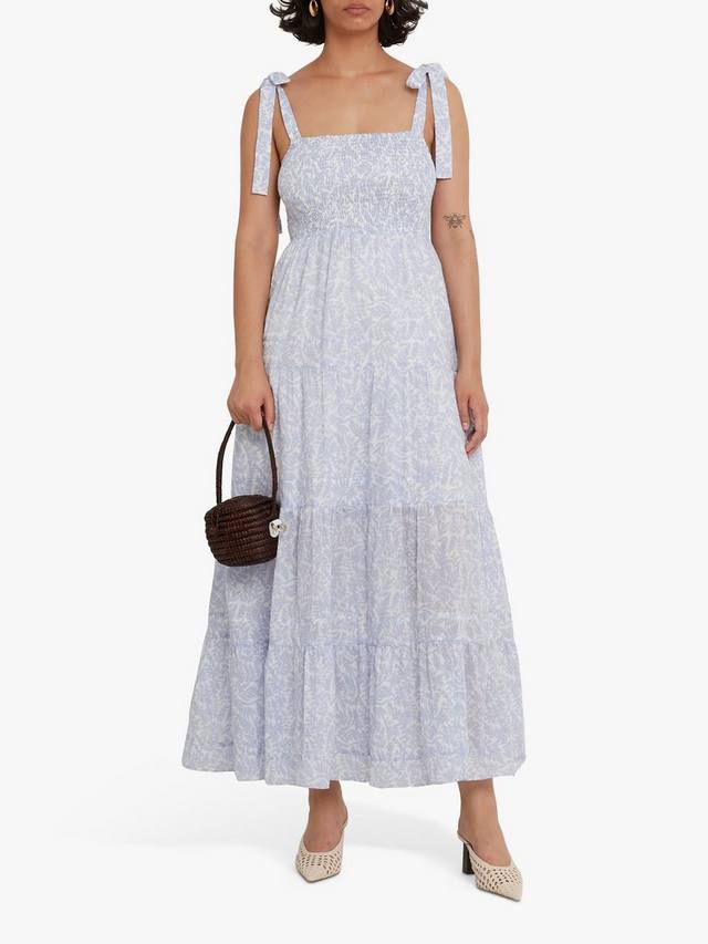 Макси-платье elara с цветочным рисунком o.p.t, синий
Макси-платье elara с цветочным рисунком o.p.t, синий