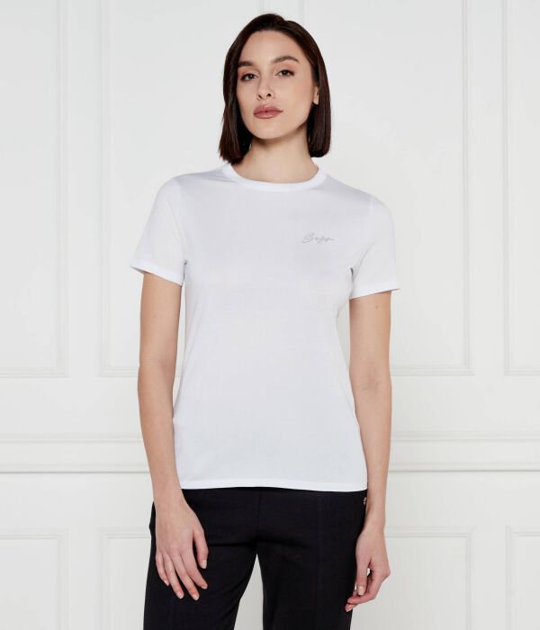 Футболка женская Boss Orange со стразами, белый
Футболка женская Boss Orange со стразами, белый