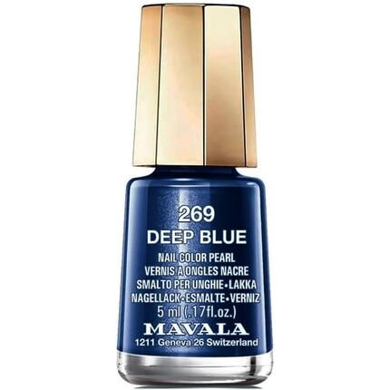 Лак для ногтей 269 Deep Blue 5мл, Mavala
Лак для ногтей 269 Deep Blue 5мл, Mavala