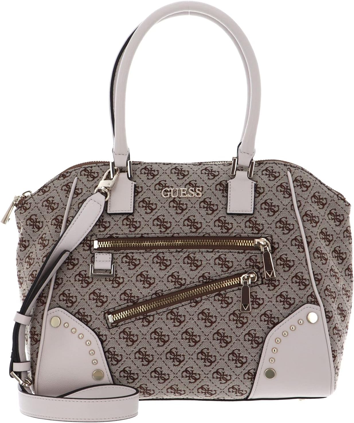 Сумка GUESS Frankie Uptown Satchel, Brown Logo
Сумка GUESS Frankie Uptown Satchel, Brown Logo