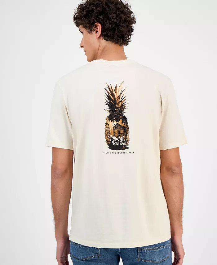 Мужская футболка с коротким рукавом и принтом ананаса Tommy Bahama, загар/бежевый
Мужская футболка с коротким рукавом и принтом ананаса Tommy Bahama, загар/бежевый