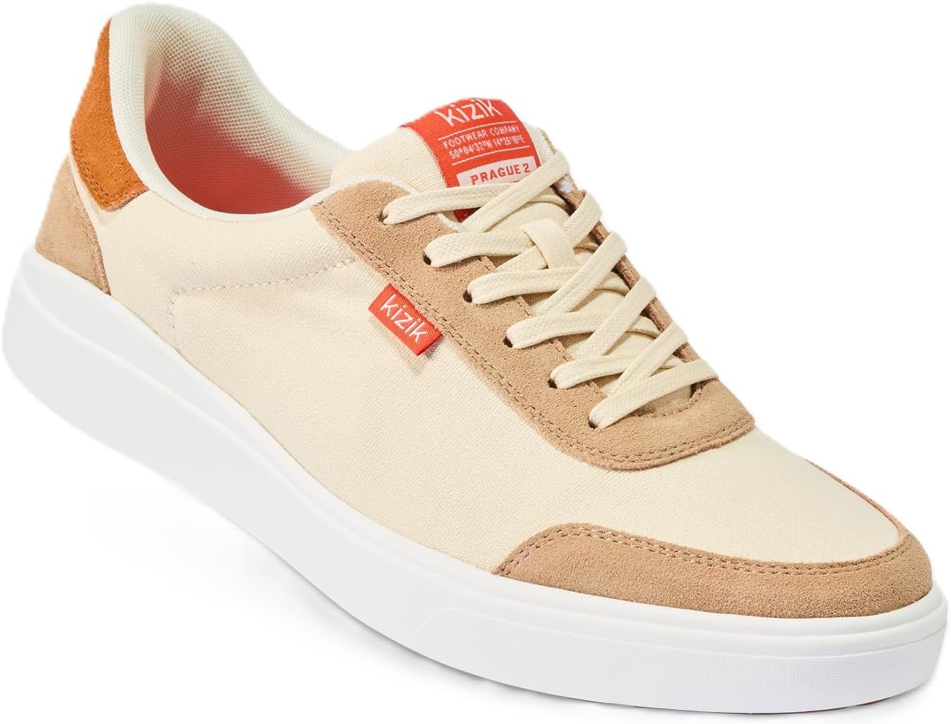 Кроссовки Kizik Slip On: Prague 2 - стиль корт, 4-сторонний эластичный холст с замшевыми деталями, повседневная обувь для мужчин, удобство без использования рук - мужская обувь широкого размера, белый
Кроссовки Kizik Slip On: Prague 2 - стиль корт, 4-сторонний эластичный холст с замшевыми деталями, повседневная обувь для мужчин, удобство без использования рук - мужская обувь широкого размера, белый