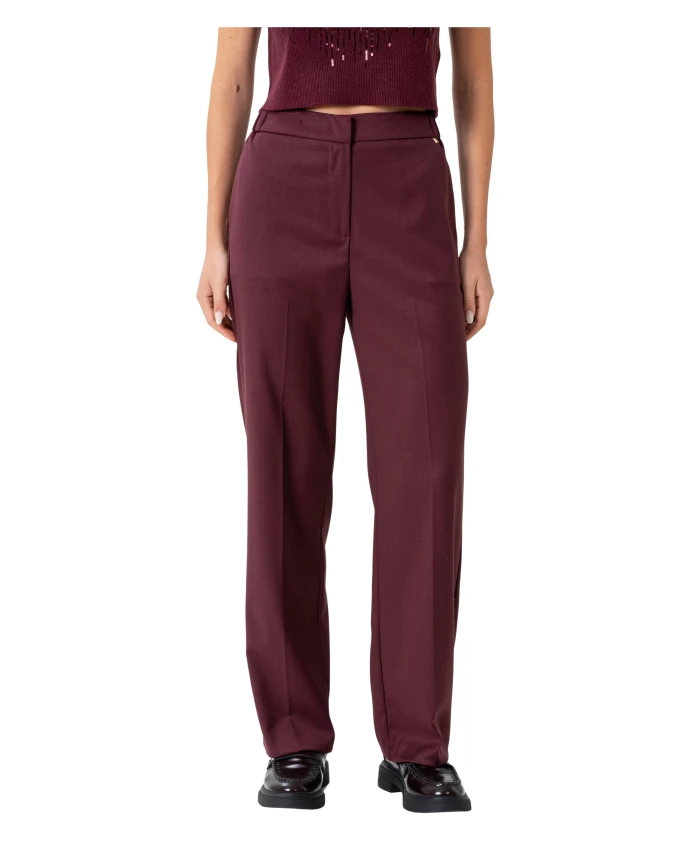 Классические, профессиональные, зауженные брюки Kocca, фиолетовый
Классические, профессиональные, зауженные брюки Kocca, фиолетовый