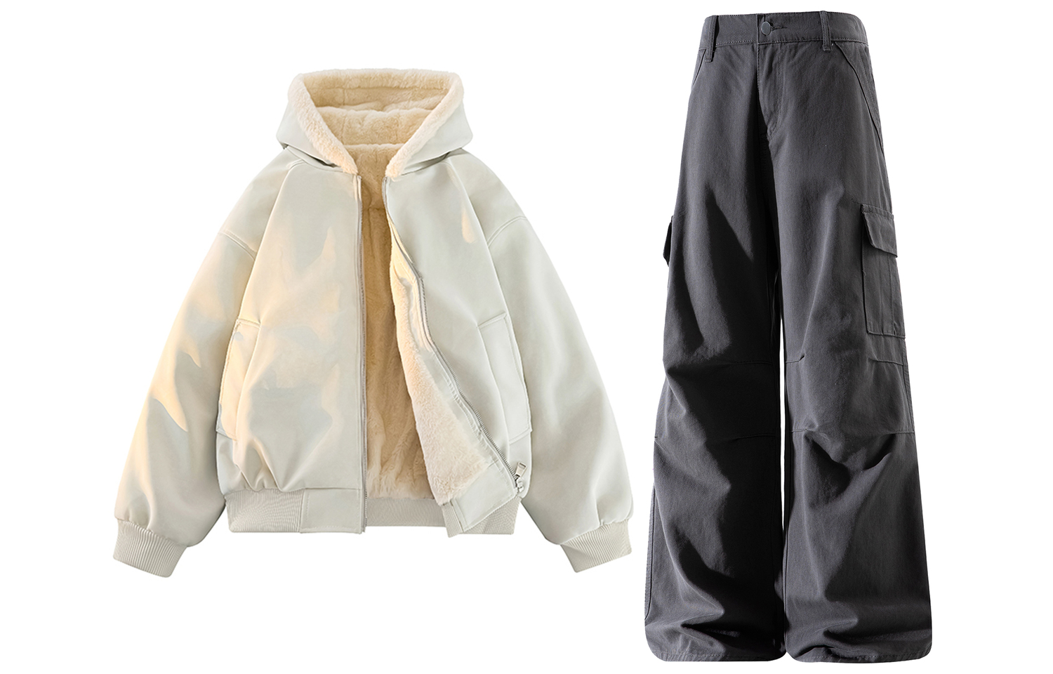 Толстовка Casual Sportswear утепленная с капюшоном унисекс X1617, экрю top+серый pants
Толстовка Casual Sportswear утепленная с капюшоном унисекс X1617, экрю top+серый pants