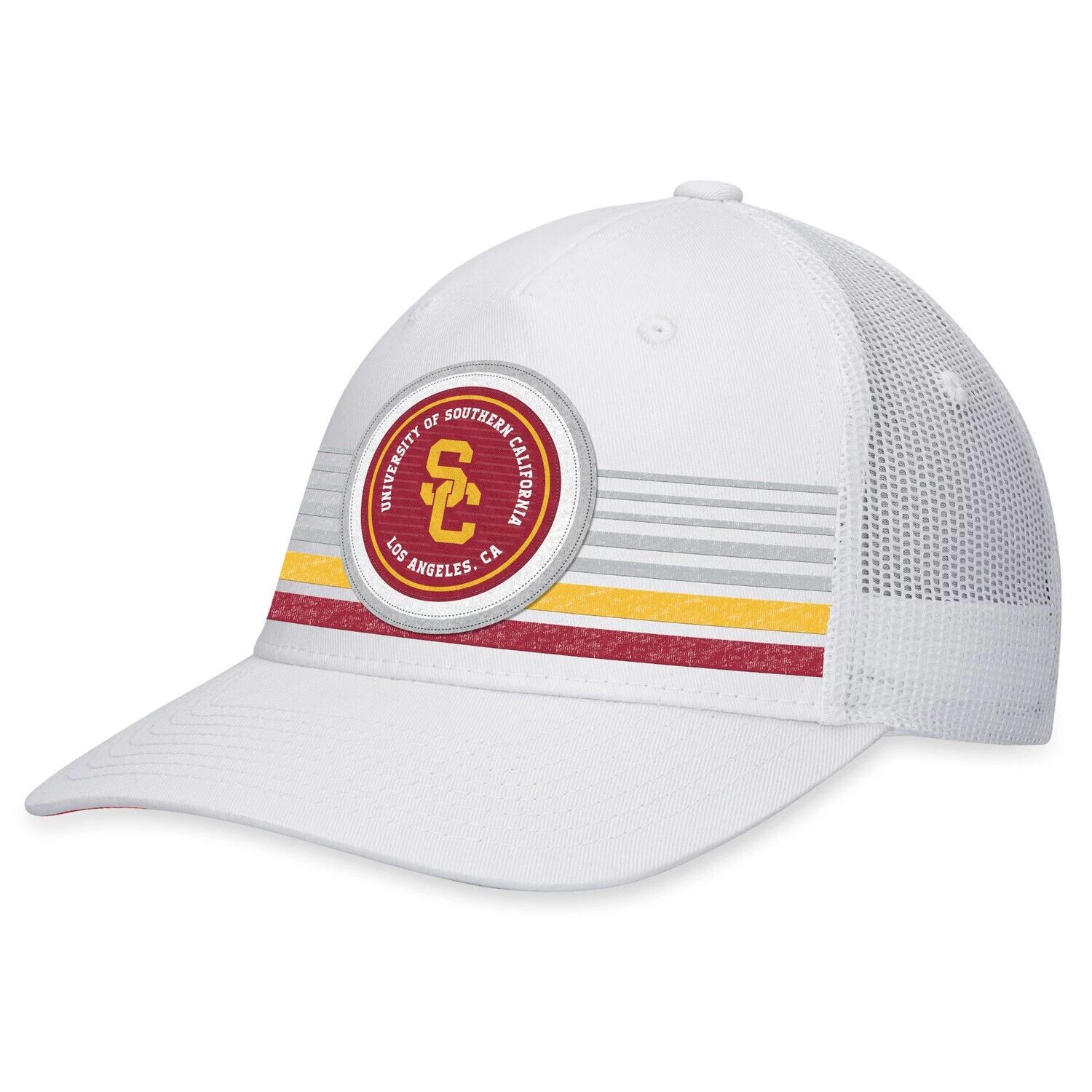 Мужская белая кепка Top of the World USC Trojans Top Trace Trucker Snapback
Мужская белая кепка Top of the World USC Trojans Top Trace Trucker Snapback