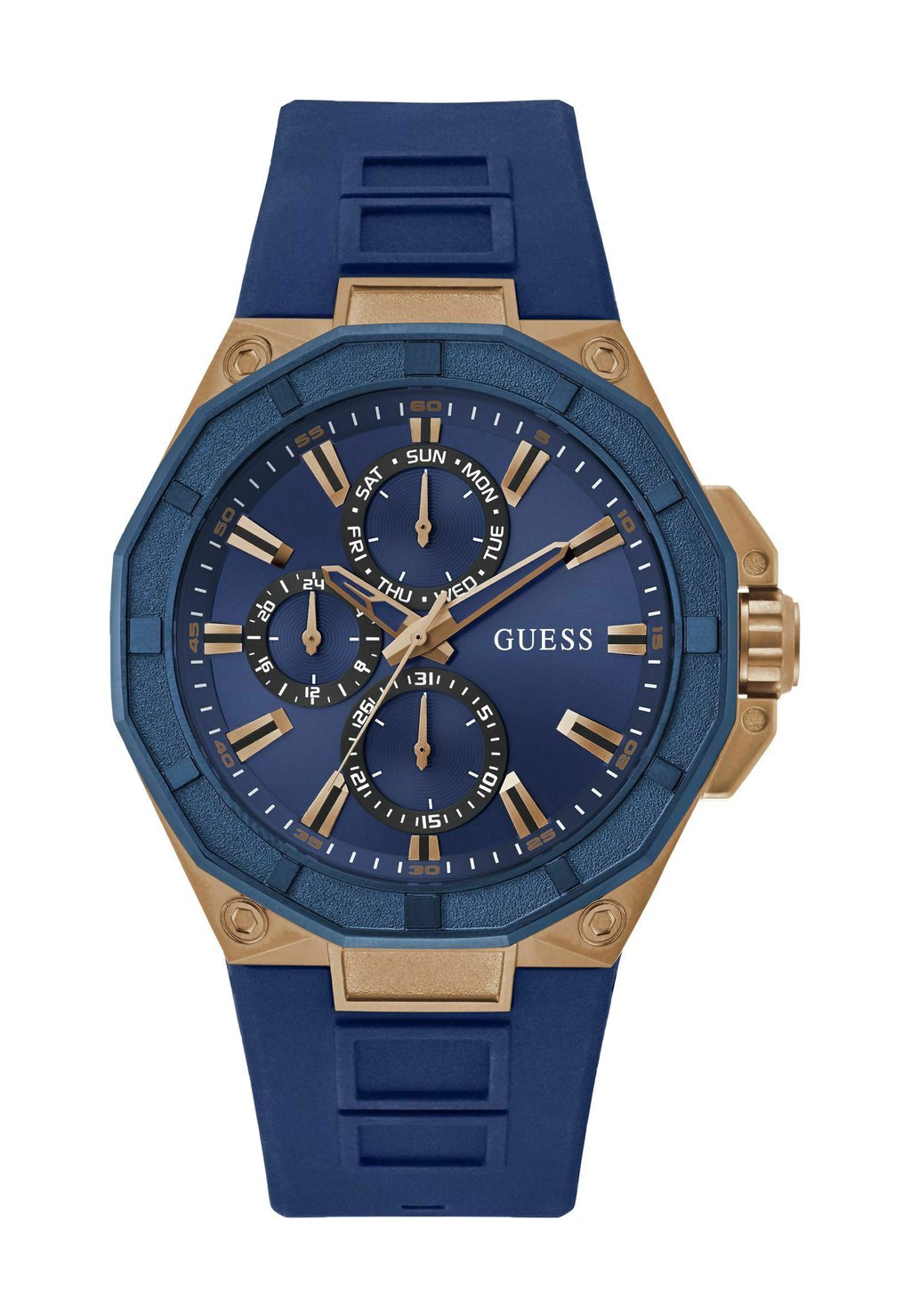 Часы с хронографом Guess, синий
Часы с хронографом Guess, синий