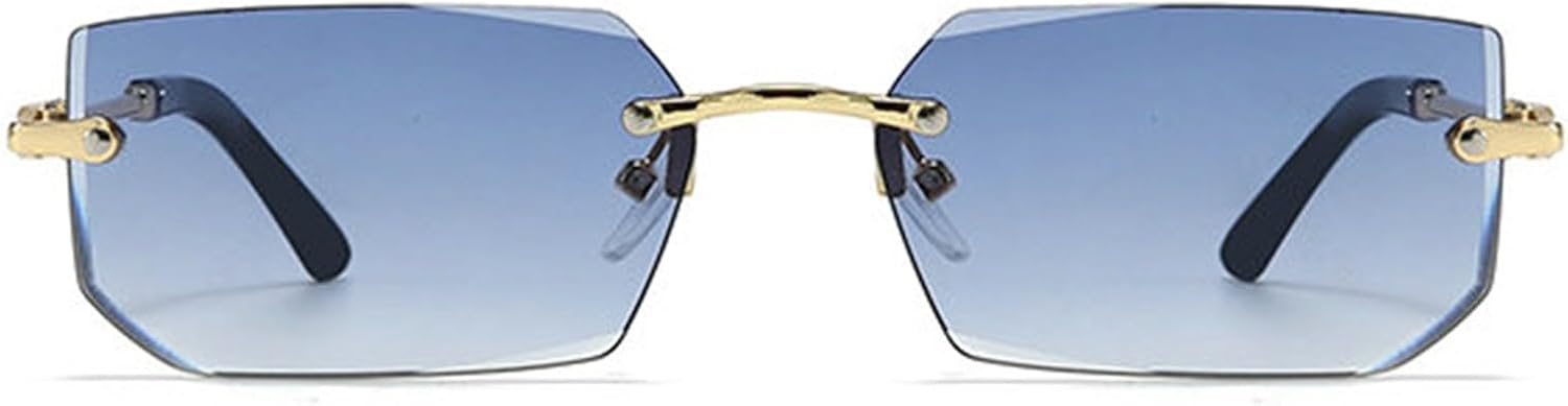 Солнцезащитные очки без оправы, металлические, прямоугольные, для женщин и мужчин, в винтажном панк-стиле, роскошные, для активного отдыха и вождения, черные, с защитой от УФ-излучения UV400 helena, C14
Солнцезащитные очки без оправы, металлические, прямоугольные, для женщин и мужчин, в винтажном панк-стиле, роскошные, для активного отдыха и вождения, черные, с защитой от УФ-излучения UV400 helena, C14