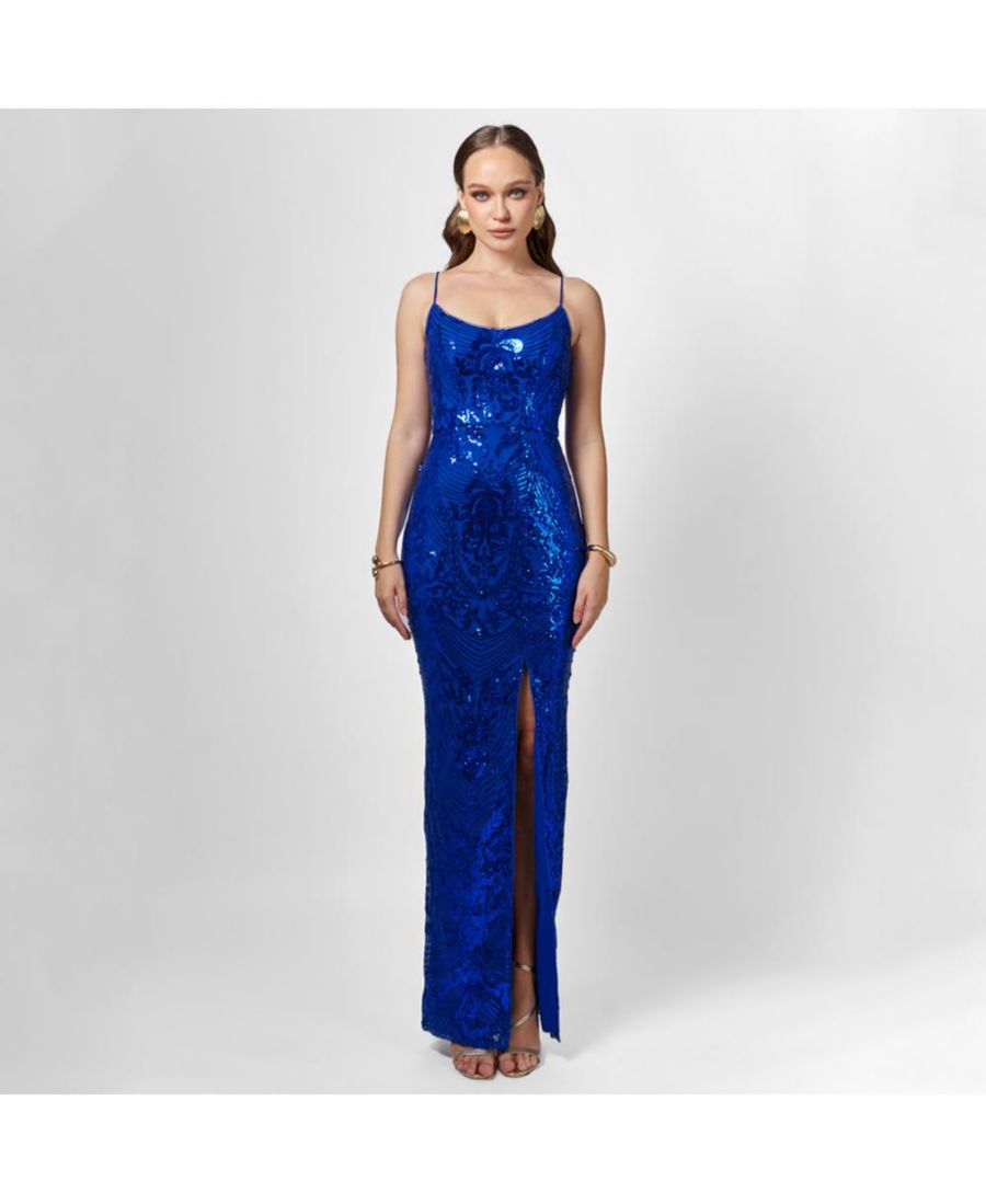 Женское платье Sera с бретелями на спине, украшенное пайетками BARIANO, Cobalt
Женское платье Sera с бретелями на спине, украшенное пайетками BARIANO, Cobalt