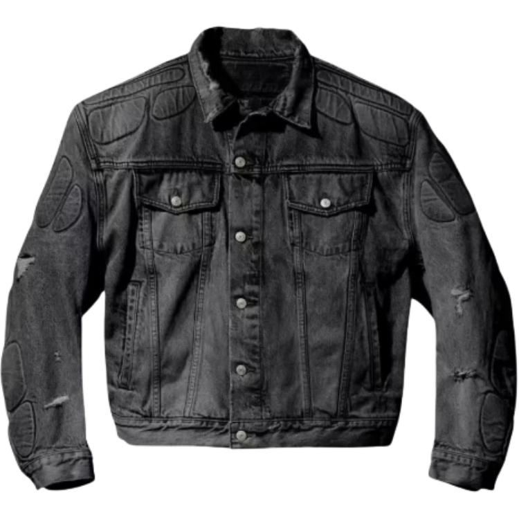 YEEZY Куртка джинсовая Gap X Balenciaga мужская в сером оттенке, Gray Wash 
YEEZY Куртка джинсовая Gap X Balenciaga мужская в сером оттенке, Gray Wash