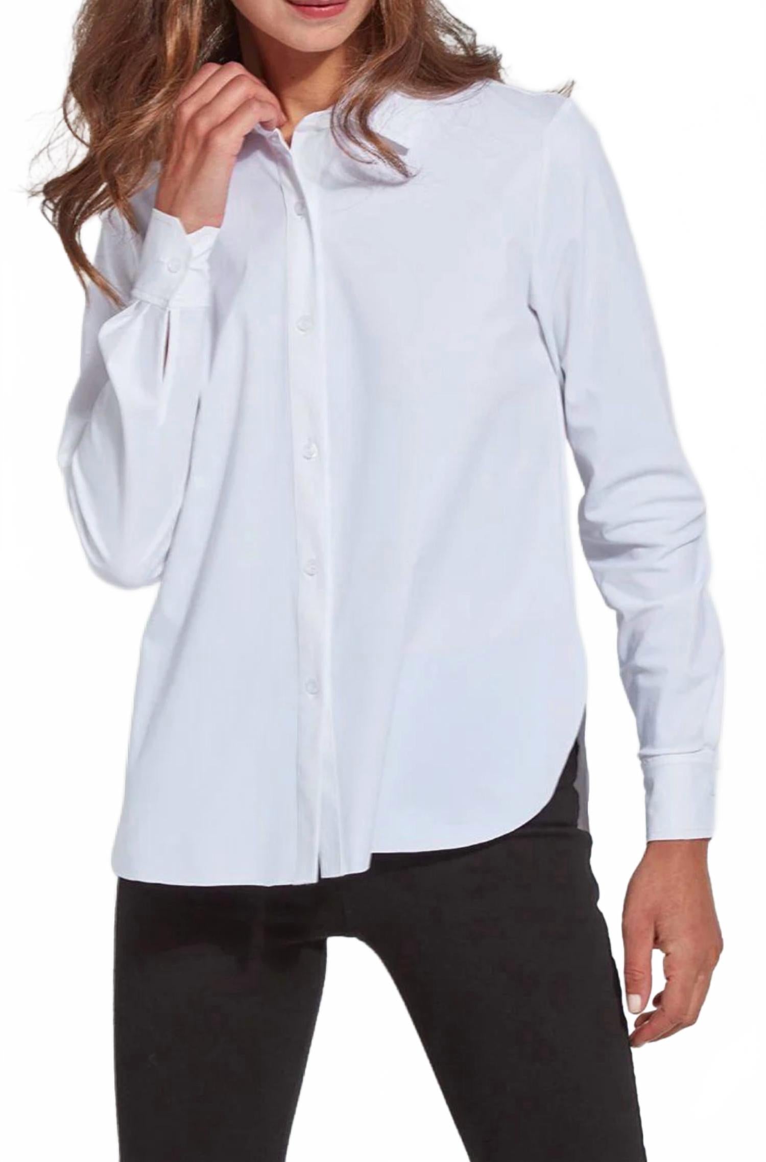 Рубашка Connie с пуговицами в белом цвете Lysse
Рубашка Connie с пуговицами в белом цвете Lysse