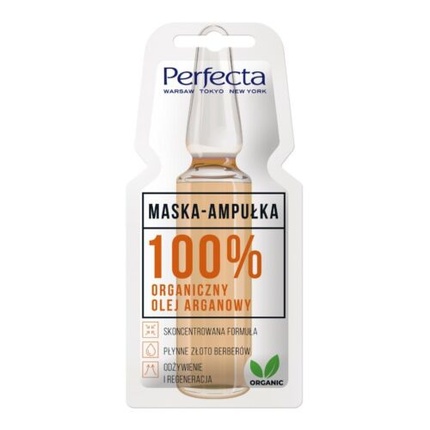 Perfecta Mask - 100% органическое аргановое масло в ампулах 8 мл Dax
Perfecta Mask - 100% органическое аргановое масло в ампулах 8 мл Dax