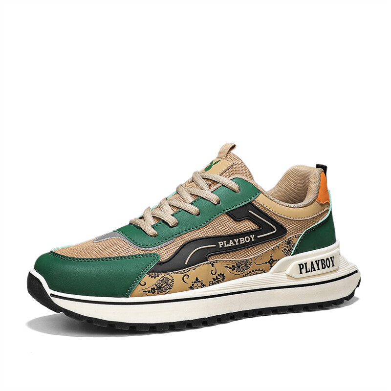 Кроссовки мужские толстые низкие Playboy, хаки/зеленый
Кроссовки мужские толстые низкие Playboy, хаки/зеленый
